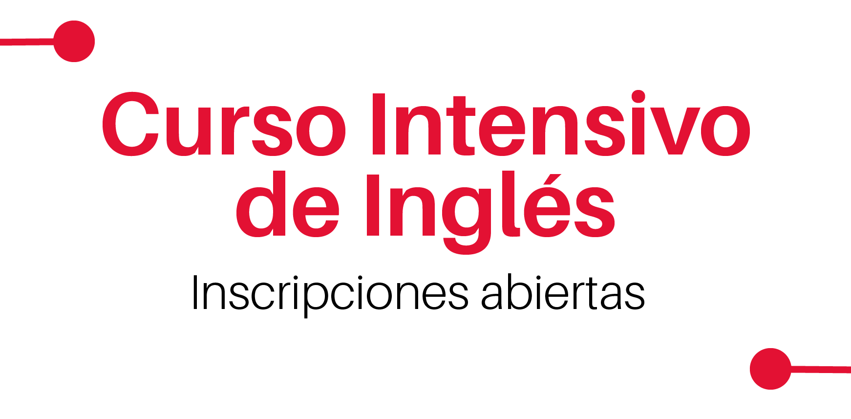 Curso Intensivo de Inglés segundo semestre 2024