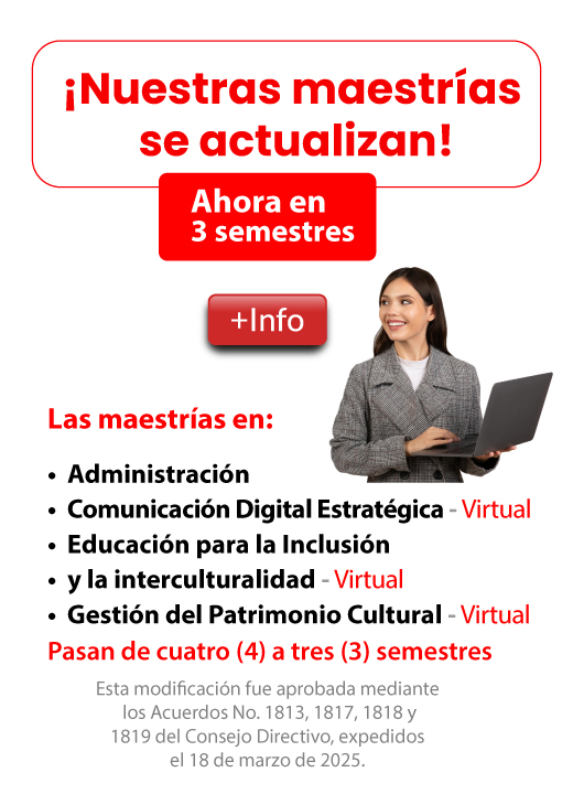 Maestrías con menos semestres