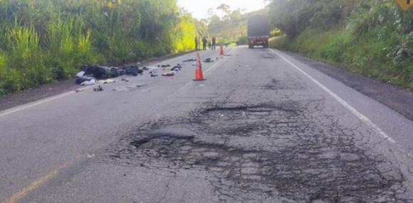 Entre asfalto y baches en la Puerta de oro de Santander