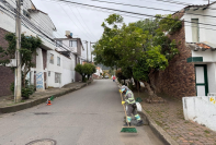 Bienvenida al barrio con lugares icónicos del lugar