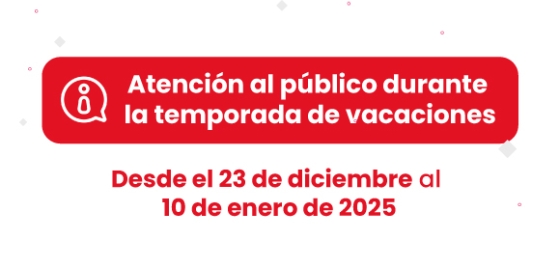 Atención al público durante la temporada de vacaciones